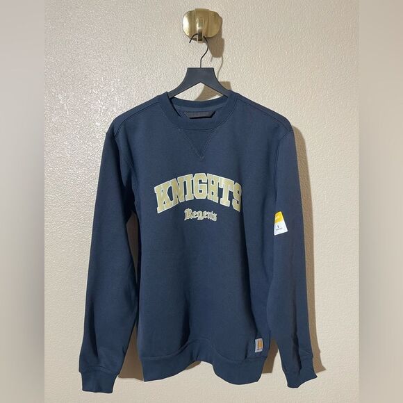 Carhartt Knights Blue Crewneck Sweatshirt - Picture 1 of 6